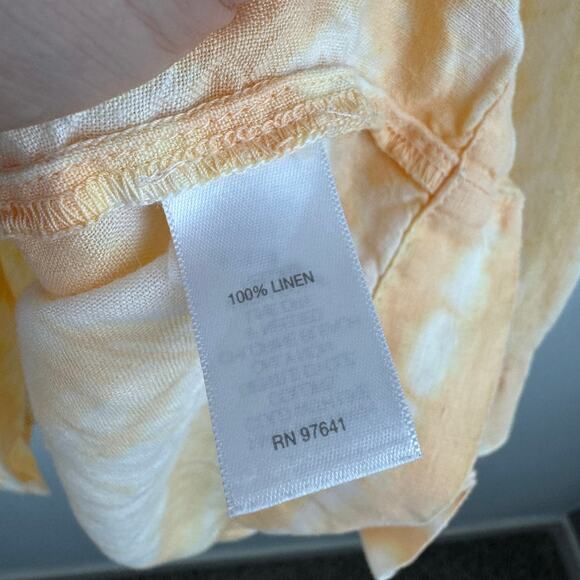 J. Jill Tie Dye Linen Top - Picture 4 of 6